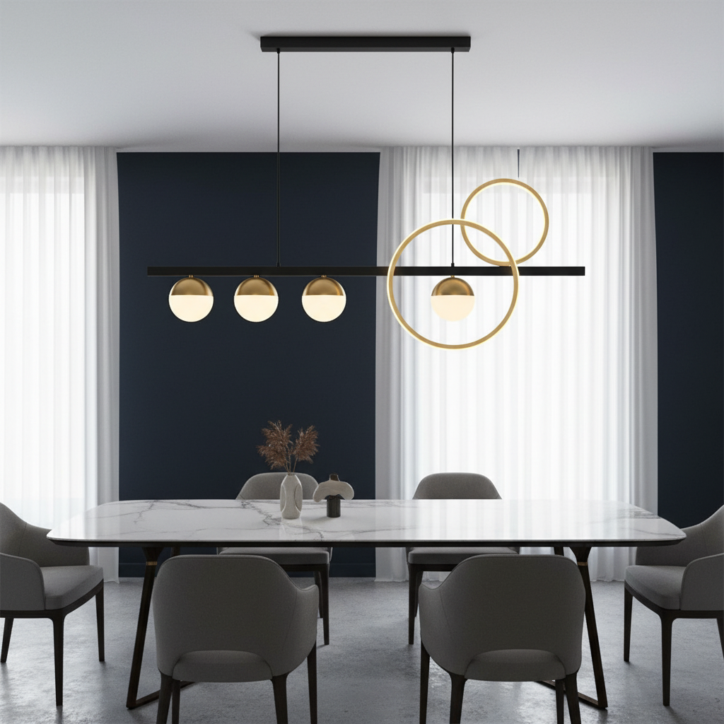 Aura Intersect 1200 Linear Pendant Primary Perspective