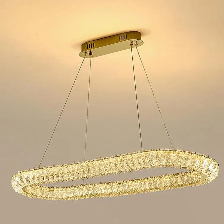Aurelia 100cm Oval K9 Crystal Chandelier