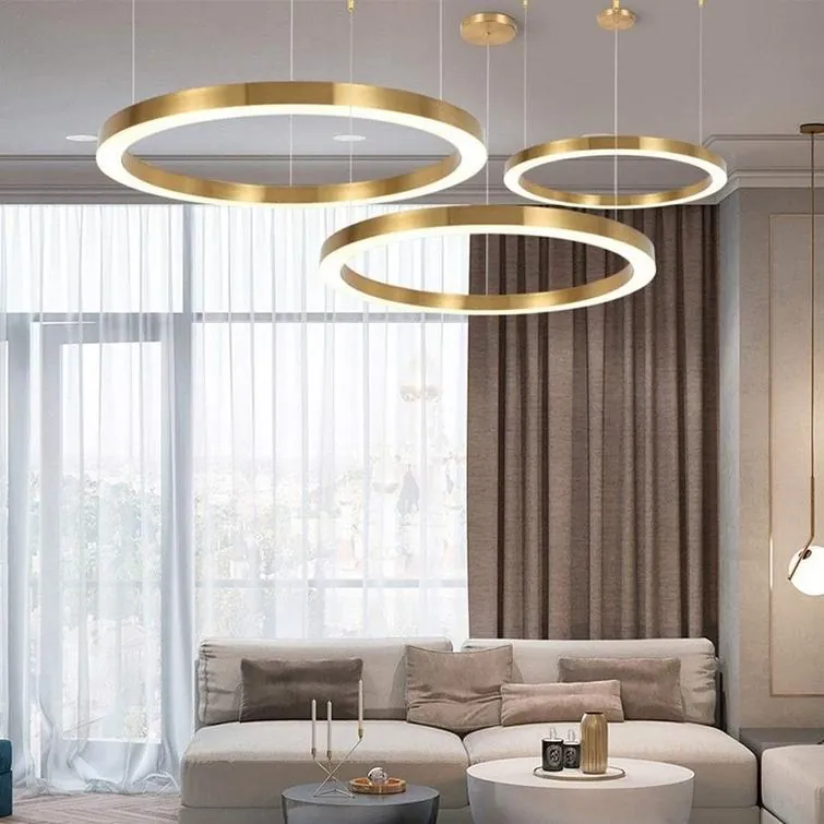 Aurelia Trio Ring LED Chandelier (80/60/40cm)