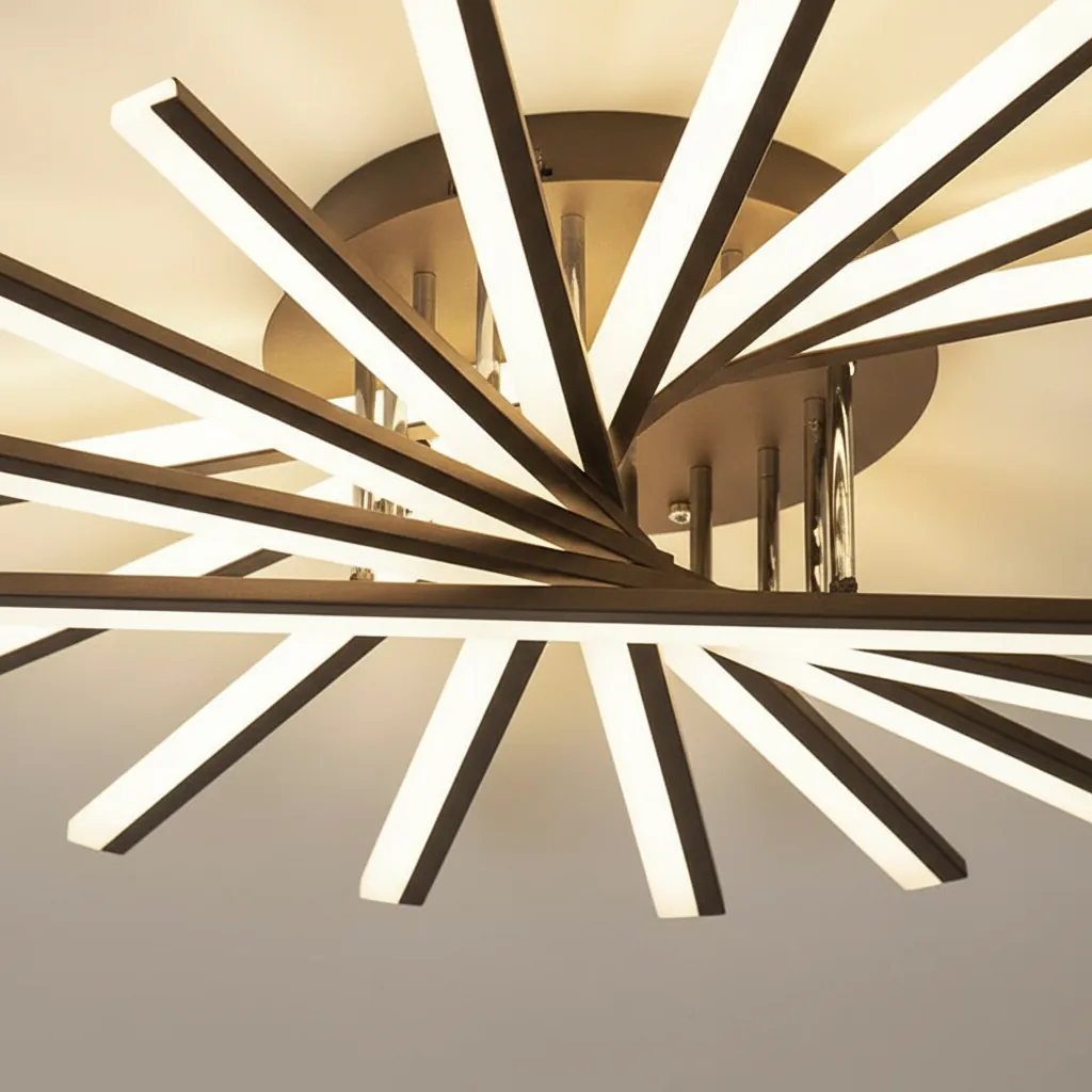 Helios Radial 950 LED Chandelier Angle 3