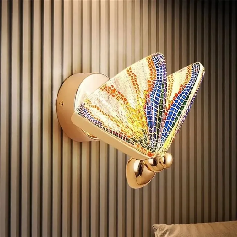 Mariposa Mosaic Butterfly Wall Sconce