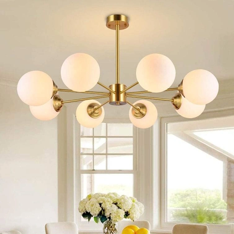 Orion 8-Globe Sputnik Chandelier
