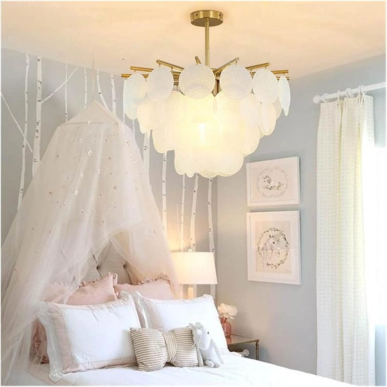 Seraphina 8-Arm Glass Petal Chandelier