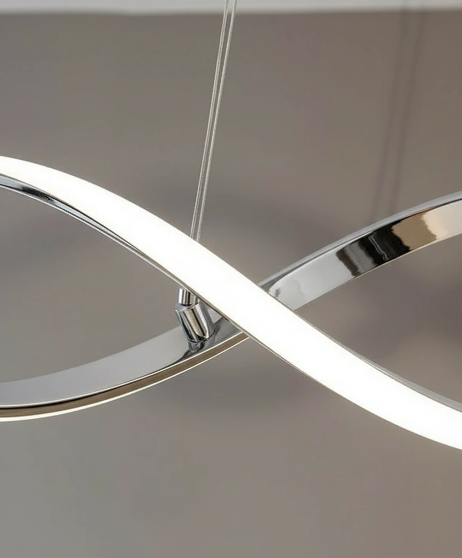 Serpens 120cm Linear Wave Pendant Angle 3
