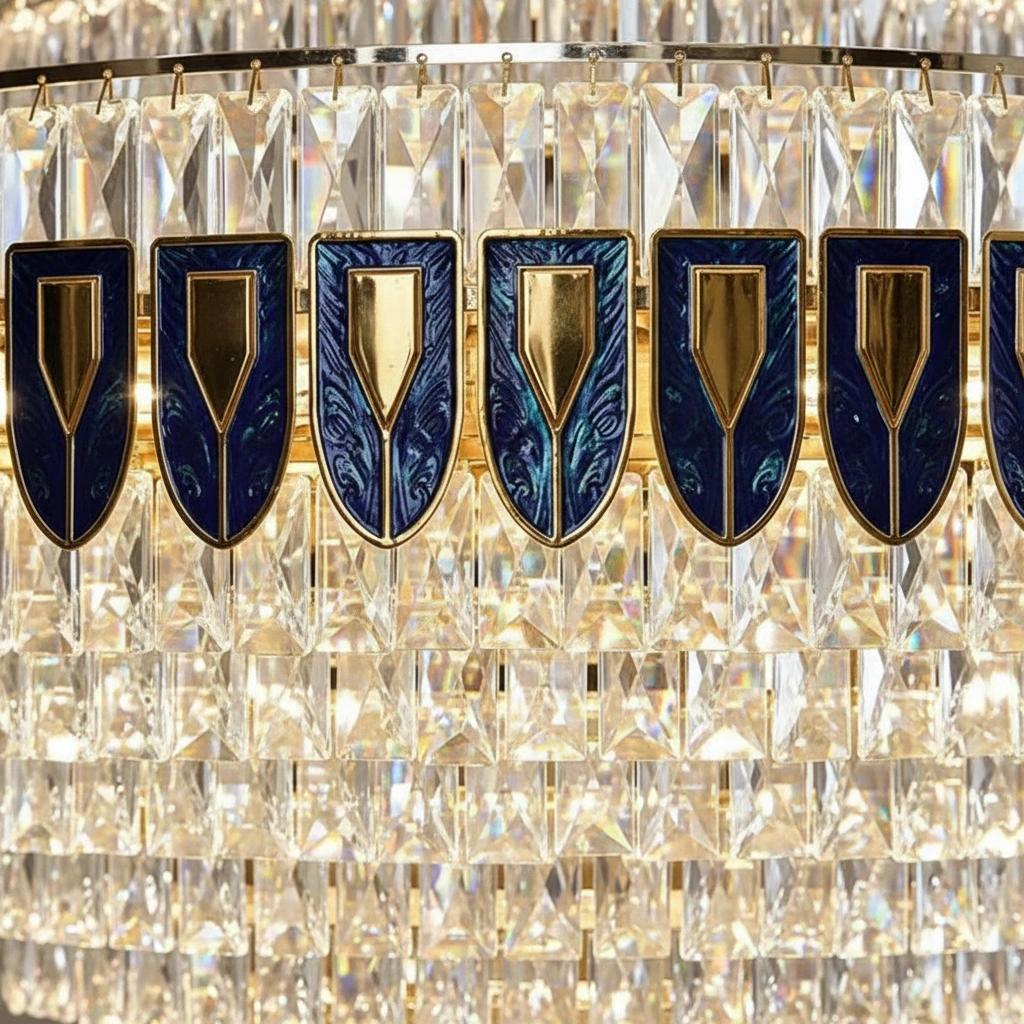 Versailles 3500 Grand Atrium Chandelier Angle 3